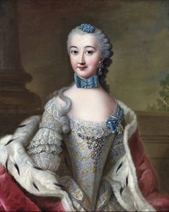 Księżna Maria Zofia Wilhelmina z Wirtembergii-Oels autorstwa Johann Georg Ziesenis