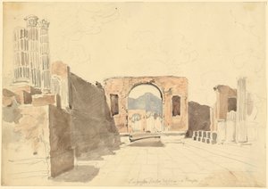 Pompeje autorstwa Johann Georg von Dillis