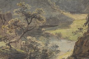 Krajobraz rzeczny autorstwa Johann Georg von Dillis