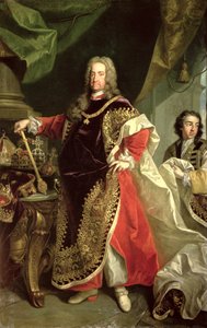 Karol VI (1685-1740), Święty Cesarz Rzymski noszący szaty Zakonu Złotego Runa