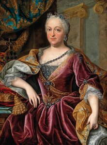 Portret Marii Amalii Austrii 1701-1756, Świętej Cesarzowej Rzymskiej.