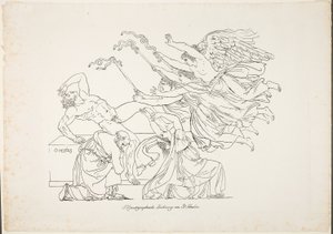 Prześladowania Orestesa autorstwa Johann Gottfried Schadow