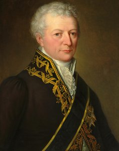 Portret hrabiego Karola Augusta von Hardenberg 1750-1822.