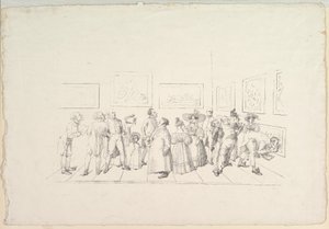 Publiczność na wystawie, 1831.