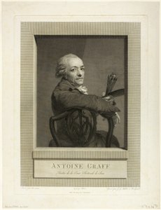 Anton Graff autorstwa Johann Gotthard von Muller