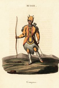 Człowiek koczowniczego ludu Ewenków autorstwa Johann Gottlieb Georgi