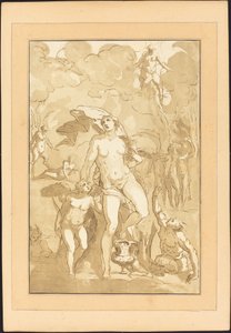 Wenus autorstwa Johann Gottlieb Prestel after Jacopo Ligozzi