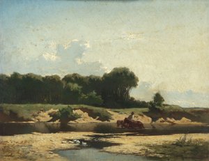 Wyścig konny autorstwa Johann Gualbert Raffalt