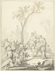 Alegoryczna reprezentacja autorstwa Johann Heinrich Keller (II)