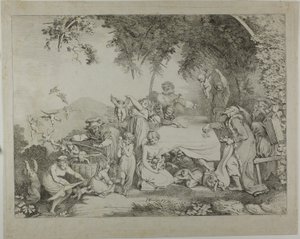 Aukcja Kupidynów autorstwa Johann Heinrich Ramberg