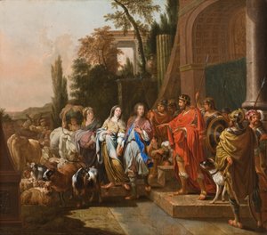 Abraham i Sara przed Abimelechem, 1681