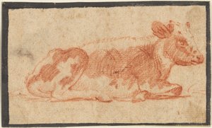 Krowa, druga połowa XVII wieku. autorstwa Johann Heinrich Roos