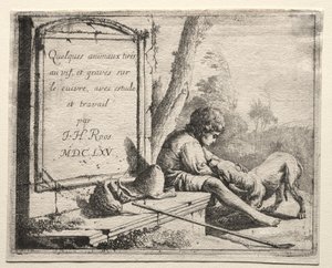 Johann Heinrich Roos Seria pasterska, 1665.