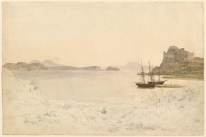 Zatoka Pozzuoli autorstwa Johann Heinrich Schilbach