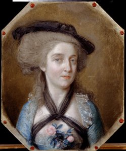 Portret Louisa de Menarda (Levis de Menars) (Portret Loewisa z Menar). Dzieło Johanna Heinricha Schmidta (1749-1829), pastel na pergaminie