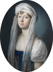 Johann Heinrich Schröder - Wielka Księżna Rosji Maria Pawłowna Romanowa jako dziedziczna księżniczka Saksonii-Weimaru-Eisenach w 1806 r. autorstwa Johann Heinrich Schroder