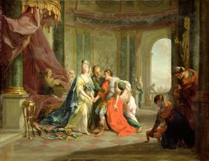 Antoni, śmiertelnie ranny, z Kleopatrą, ok. 1797-99