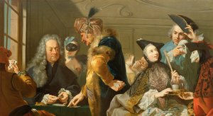 Hazardziści w Foyer autorstwa Johann Heinrich Tischbein