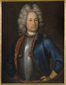 Portret admirała Olofa Stromstierny (1664-1730), autorstwa Wedekinda, Johanna-Heinricha (1674-1736). olej na płótnie