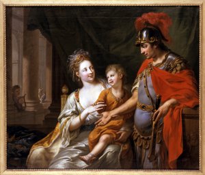 Odejście Hektorów, 1776 autorstwa Johann Heinrich Wilhelm Tischbein