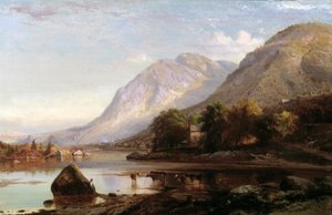 Rzeka Hudson w Cold Spring autorstwa Johann Hermann Carmiencke