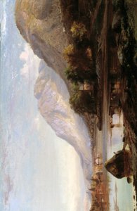Rzeka Hudson w Cold Spring, 1861. autorstwa Johann Hermann Carmiencke
