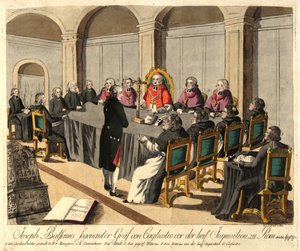 Joseph Balsamo, hrabia de Cagliostro, przed inkwizycją w Rzymie 14 kwietnia 1791 1791.