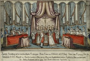 Marie-Louise poślubiła Napoleona przez pełnomocnika w Wiedniu, a arcyksiążę Karol zastąpił Napoleona, 18