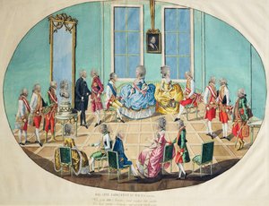 په 1782، 1783 کې په ویانا کې د نوي کال جشن (د wc سره د مسو نقاشي) پولی autorstwa Johann Hieronymus Loeschenkohl