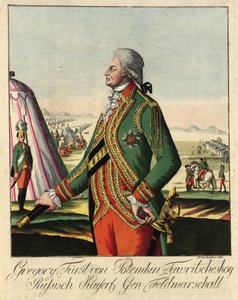Książę Grigorij Aleksandrowicz Potiomkin 1739-1791, c. 1790.