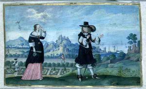 Czułe pożegnanie autorstwa Johann Jacob Besserer