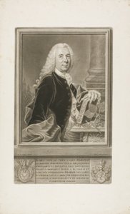 Pan Christopher Jacob Trew, z Select Plants autorstwa Johann Jacob Haid
