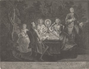 Gra Lombre autorstwa Johann Jacobus Haid