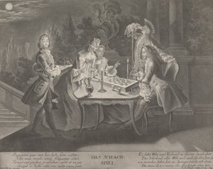 Gra w szachy autorstwa Johann Jacobus Haid