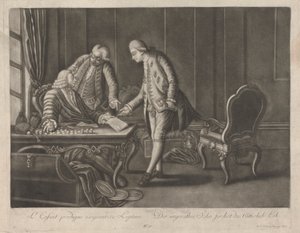 Syn marnotrawny domagający się legitymacji autorstwa Johann Jacobus Haid
