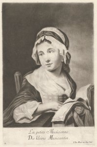 Mały muzyk autorstwa Johann Jacobus Haid