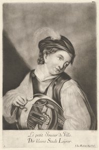 O pequeno jogador villepolish autorstwa Johann Jacobus Haid