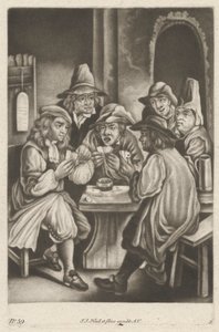 Karty do gry mężczyzn autorstwa Johann Jacobus Haid