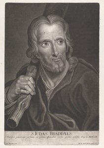 Św. Judasza Tadeusza autorstwa Johann Jacobus Haid