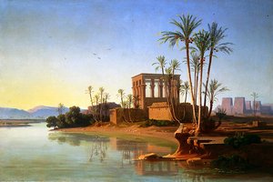 Philae, ok. 1860 (olej na płótnie)