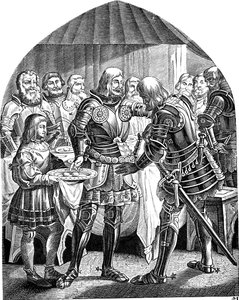 Jedno jajko w każdym calu, ale dwa jajka dla szarmanckiego Schweppermanna Z Geschichte des deutschen Volkes E. Dullera, 1840