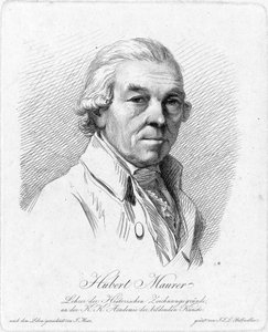 Przedstawiona osoba: Hubert Maurer autorstwa Johann Jakob Laurenz Billwiller