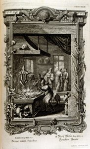 Ilustracja z świętej fizyki lub historii naturalnej Biblii