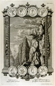 Zeus symbolizowany jako orzeł