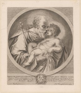Święty Józef z Dzieciątkiem Jezus autorstwa Johann Jakob Thurneysen (I)