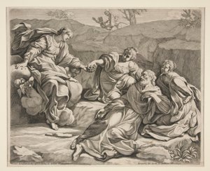 Św. William wspomagany przez dziewice autorstwa Johann Jakob von Sandrart