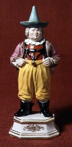 Figura nadwornego błazna, wg ryciny Boecjusza, Miśnia, poł. XVIII w. autorstwa Johann Joachim Kaendler