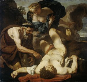 Selene i Endymion Śmierć Oriona, lata 1660-1670