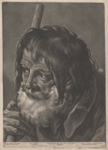 Portret mężczyzny z laską autorstwa Johann Lorenz Haid