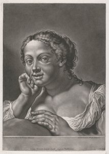 Portret kobiety autorstwa Johann Lorenz Haid